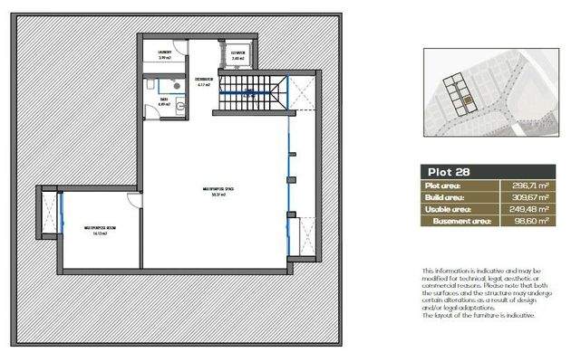 Villa 28 - Planta Sotano