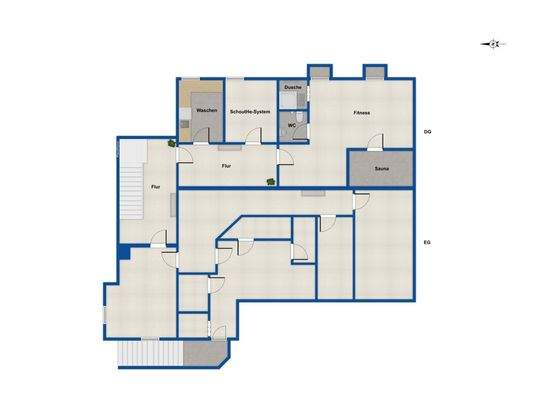 Grundriss Untergeschoss