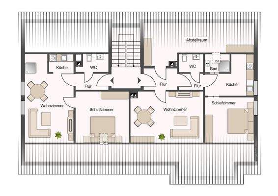 Grundriss Dachgeschoss