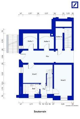Grundriss Souterrain