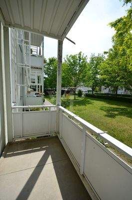 Hofansicht mit Balkonen