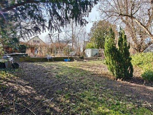 Grundstücksansicht Westausrichtung