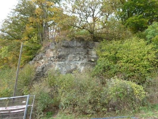 Felsen an Grenze