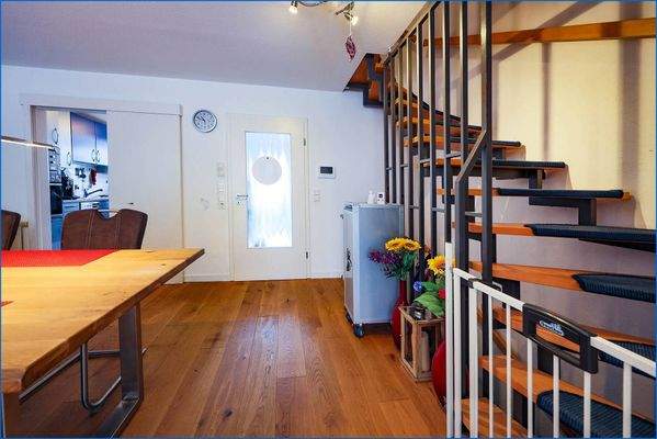 Blick auf Treppenhaus