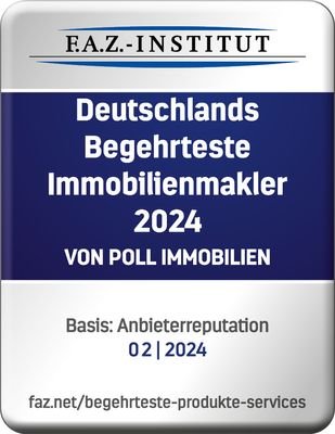 Siegel_FAZ_Begehrteste_01-2024_VON POLL IMMOBILIEN