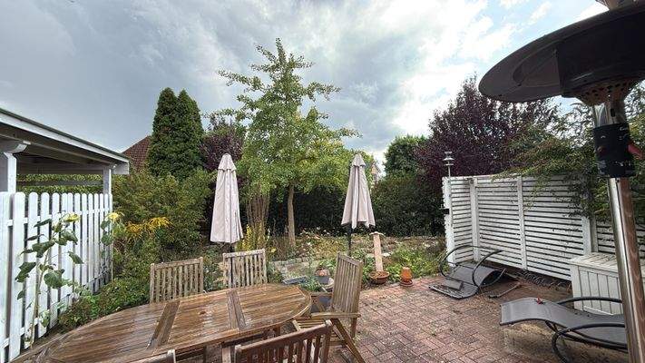 Terrasse uns Ausblick nach Süden