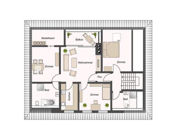 Grundriss Dachgeschoss