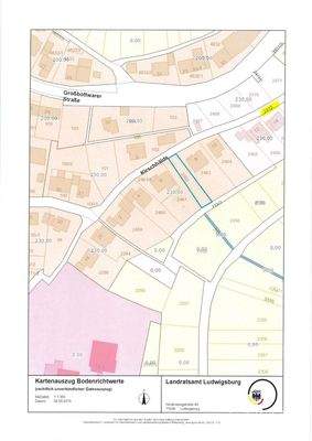 Lageplan mit Leitung (Seite 1)