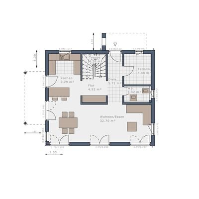 Grundriss Erdgeschoss