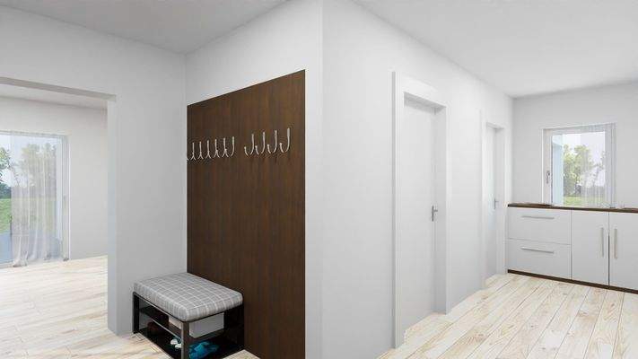 Visualisierung Flur/ Eingang