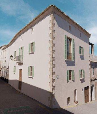 UA388 Facade detail Townhouse with rooftop Arta.jp