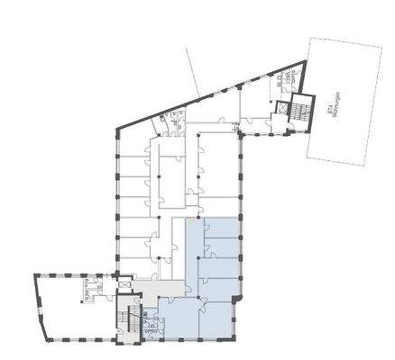 Grundriss Teilfläche mit ca 234,10qm