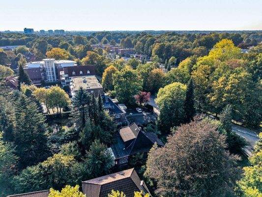 Blick in Richtung U-Bahnhaltes