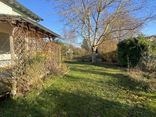 Garten auf der Südseite