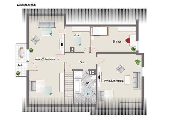 Grundriss Dachgeschoss