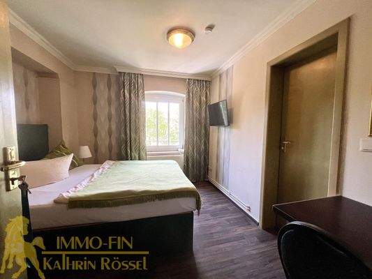 Blick in ein Gästezimmer