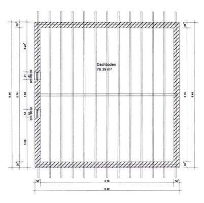 Grundriss Dachgeschoss