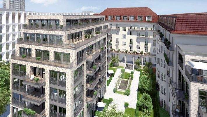 Blick in den Innenhof 