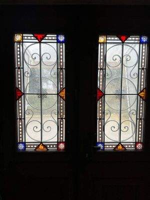 Bleiverglasung Eingangstür