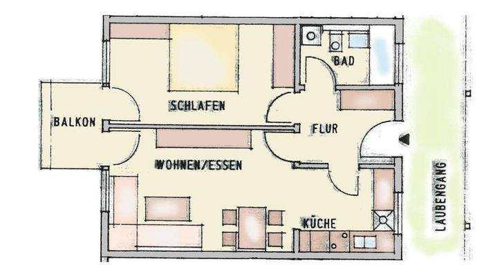 Grundriss dient nur zur Darstellung