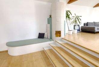 Kachelofen Wohnzimmer