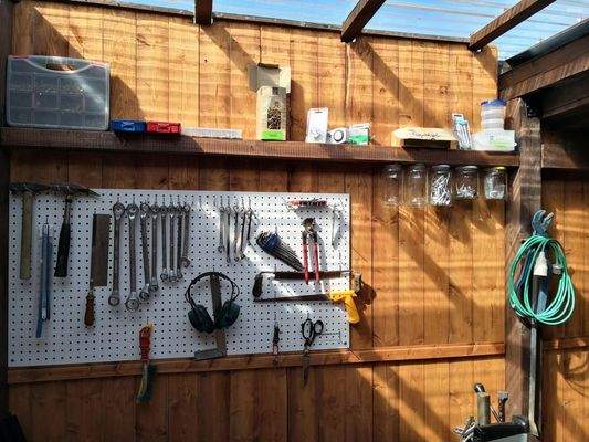 Innenansicht Werkstatt