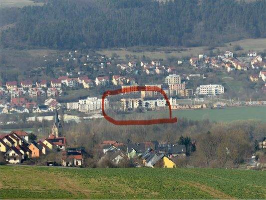 Wohnanlage - Sicht von Laasan aus