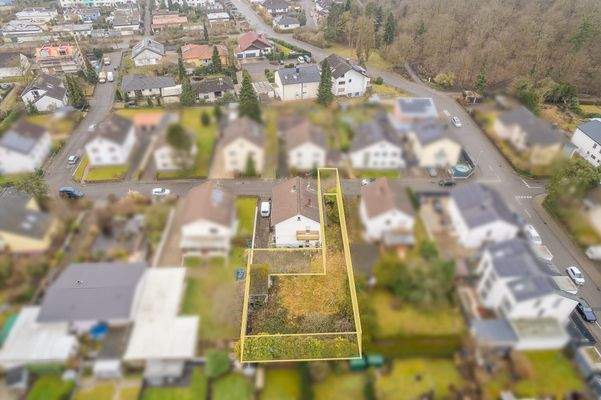 Grundstück Vogelperspektive