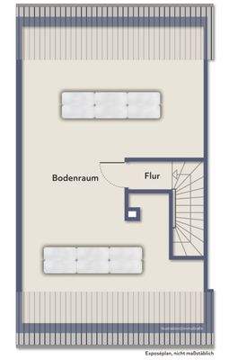 Grundriss DG beispielmöbliert