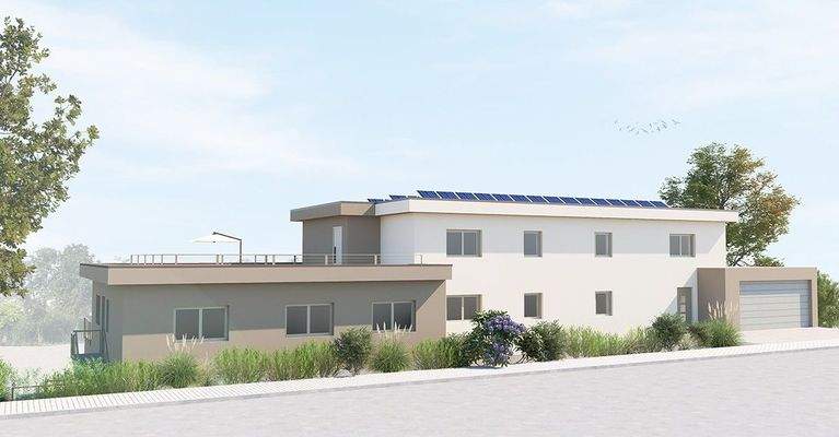 Virtuelle Ansicht Straßenseite