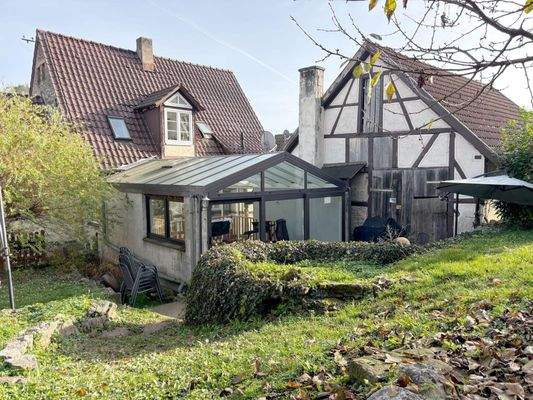 Blick auf den Wintergarten