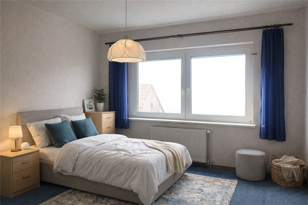 Schlafzimmer - virtually staged