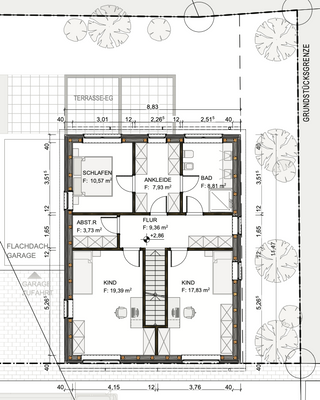 Haus 2 Grundriss 1. OG