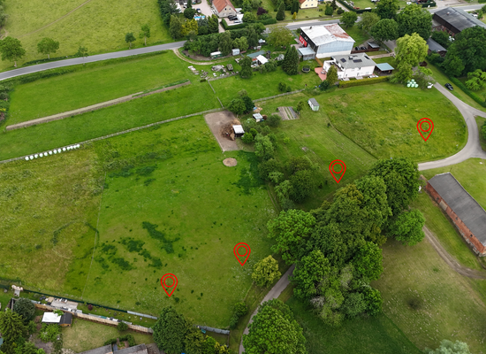 Grundstücke Draufsicht