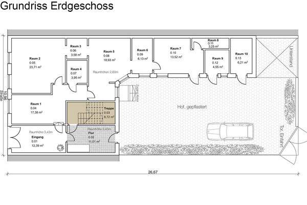 Grundrisse Erdgeschoss