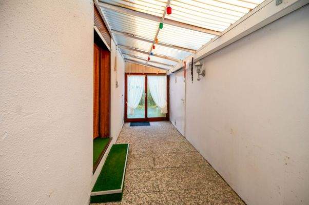 Überdachter Übergang