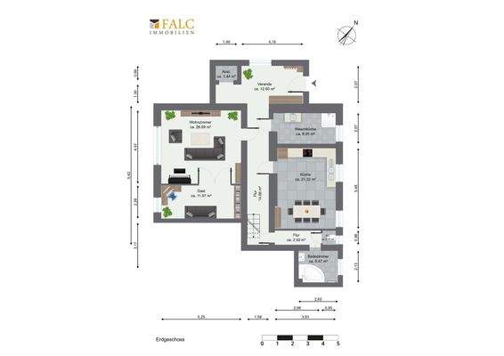 Grundriss Erdgeschoss