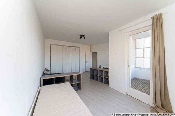 Zimmer, Schlafbereich, Balkonzugang