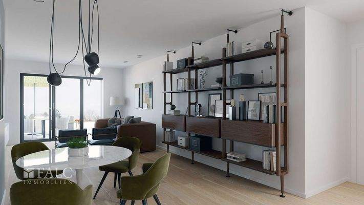 Wohnzimmer mit Ausblick