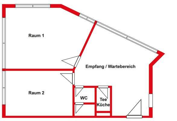 Grundriss Büroeinheit 7