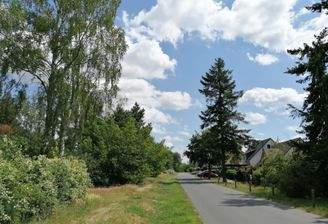 Die Rigistraße in Panketal