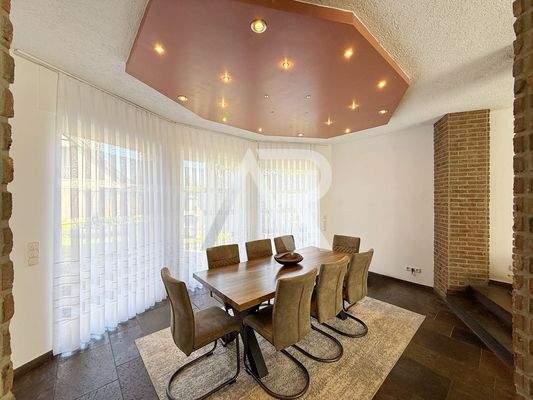 Essbereich mit direktem Zugang zum Garten