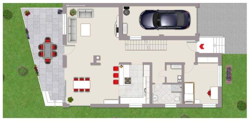 Grundriss Erdgeschoss