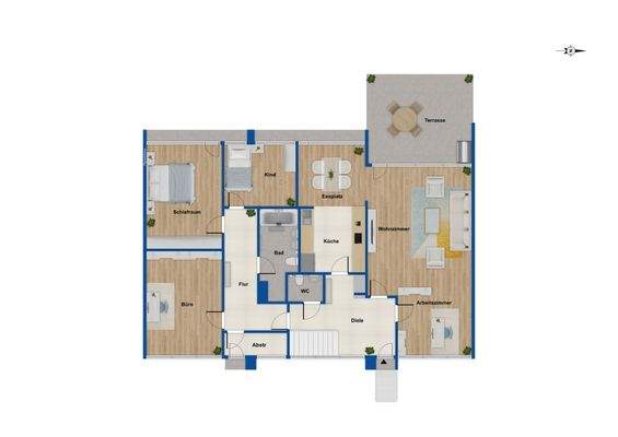 Grundriss Erdgeschoss