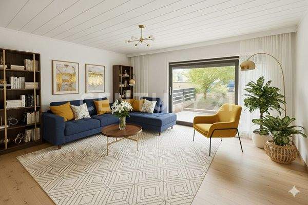 mögliche Gestaltung des Wohnzimmers