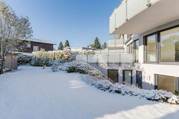 ... in den idyllischen Garten - perfekt um die Seele baumeln zu lassen