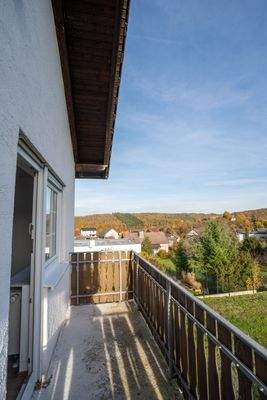 Balkon mit Aussicht