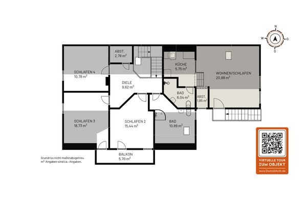 Grundriss Dachgeschoss