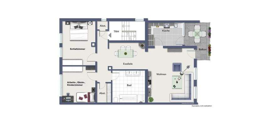 Grundriss Obergeschoss