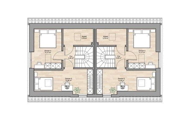 Dachgeschoss Alternative 2